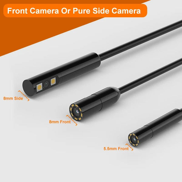 Four Point Three Inch Industrial Endoscope Camera 1080P HD 50m Rigid Cable - stepyours.com