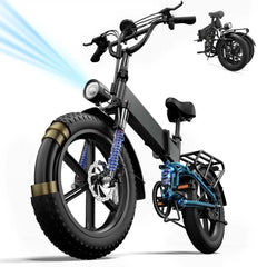 Urlife Foldable Fat Tire E Bike Configuration — product view 9
