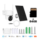 MOES Tuya 4G WiFi 4MP Solar Outdoor Security Camera With Full Color Night Vision - stepyours.com
