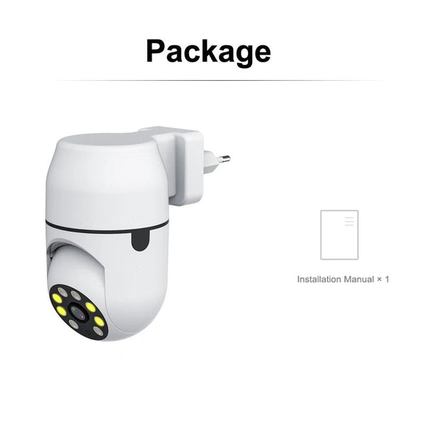 Tuya PTZ IP Camera - Auto Tracking And Color Night Vision Security Add Hooks - stepyours.com