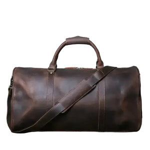 Durable Leather Duffel for Men's Travel — product view 1