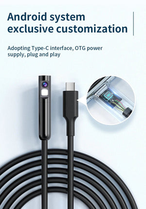 KERUI 2MP Industrial Endoscope Camera - Dual Lens, IP67 Waterproof, Type - C Ready - stepyours.com