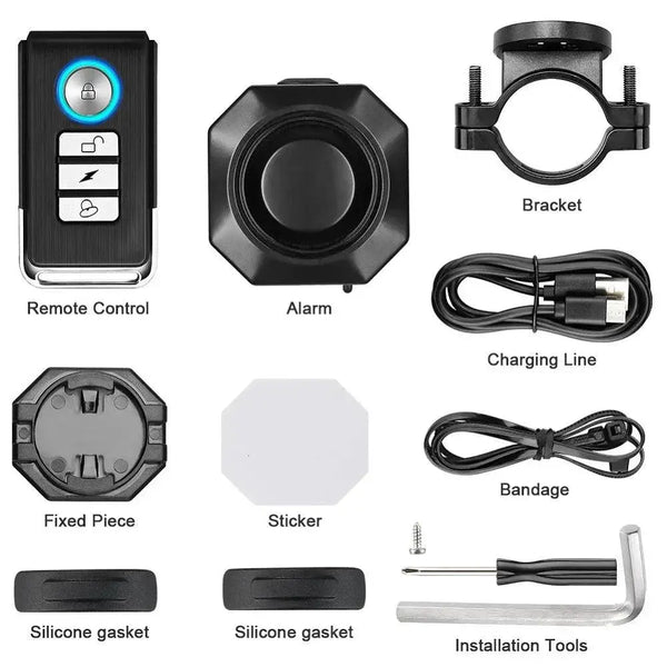 Anchtek Anti Theft Alarm for Motorcycles — M