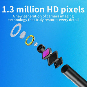 Industrial Endoscope Camera USB - C For iOS Android - 960P Borescope Inspection - stepyours.com