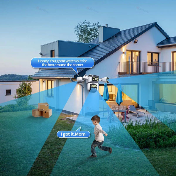 DIFANG 20MP Outdoor Security Camera With 10x Zoom And Auto Tracking - stepyours.com