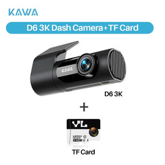 1440P KAWA D6 Car Dash Cam With WiFi App Voice Control WDR Night Vision - stepyours.com