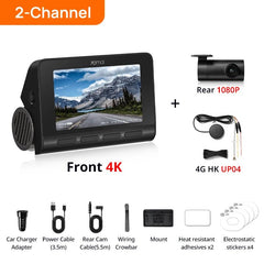 70mai A810 4K Dash Cam HDR GPS ADAS With 4G Parking DVR - stepyours.com