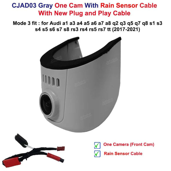 Plug And Play Audi Dash Cam With App Control 1080p Front Camera A3 A4 A5 A6 Q5 Q7 - stepyours.com