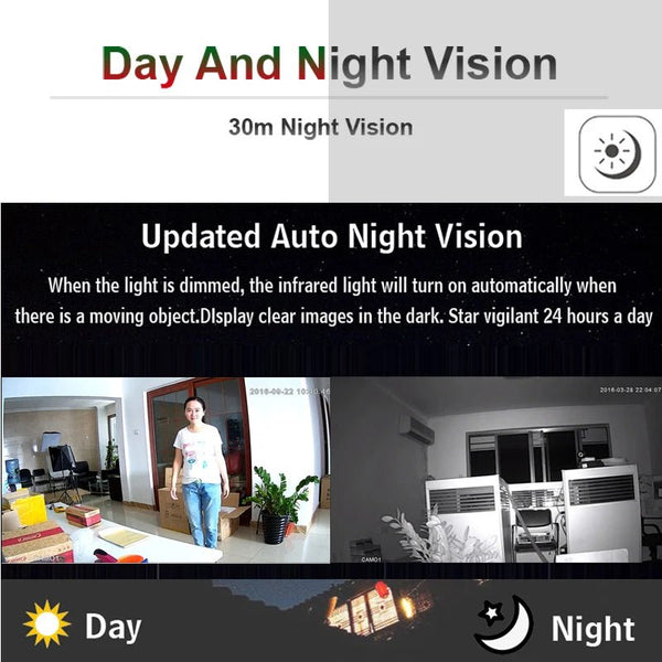 Jienuo 4K AHD CCTV Camera Outdoor Indoor IP66 Night Vision 5MP Home Surveillance - stepyours.com