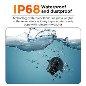 IP68 Waterproof 180 Degree Auto Parking Assist Rear View Camera 1080P AHD - stepyours.com
