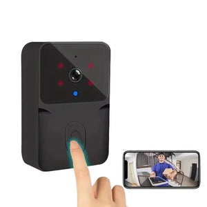 2026 Wireless Smart Video Doorbell, 2.4G WiFi Home Security Camera, 2-way Audio, Night Vision, Battery, Secure Home Monitoring by stepyours.com