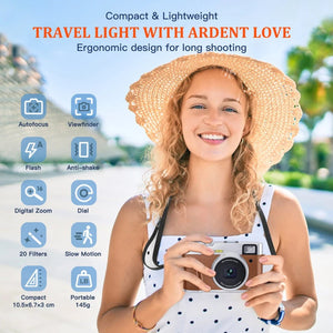 MELCAM DC202 4K Vlogging Camera With Auto Focus And Anti Shake 48MP - stepyours.com