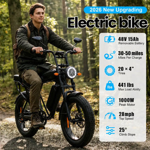 Fat Tire Ebike - Extended Range — product view 2