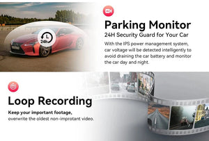 10 Inch 4K Dash Cam With CarPlay Android Auto GPS WiFi Rearview Mirror - stepyours.com