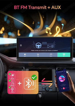 K2 Pro Dash Cam 11.3 Inch 4K 2160P GPS Wireless CarPlay Dual Lens - stepyours.com