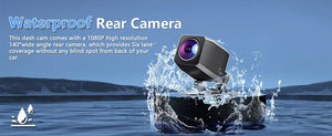 Kocam 4K UHD Dash Cam Dual Lens WiFi Night Vision Front And Rear Parking Monitor - stepyours.com