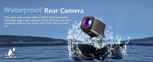 Kocam 4K UHD Dash Cam Dual Lens WiFi Night Vision Front And Rear Parking Monitor - stepyours.com