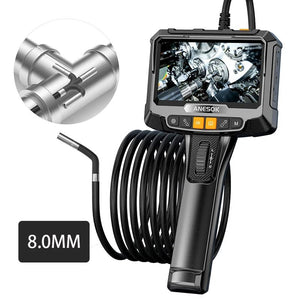 Lafoch S10 360 Degree Rotating Dual Lens Endoscope - 3.9mm Probe, 5 Inch IPS - stepyours.com
