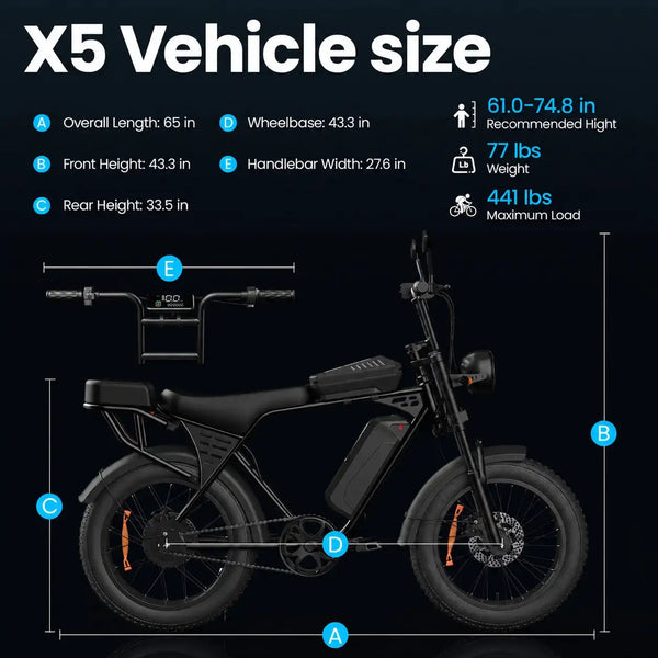 Fat Tire Ebike - Extended Range — product view 8