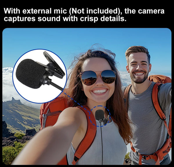 Ourlife MTR60 Action Cam 2.0 Touch Screen EIS 170 Degree Waterproof 30M WiFi - stepyours.com