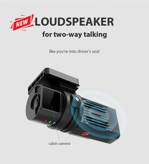 Jimi JC181 Mini 4G Dash Cam Dual Lens Live Stream GPS Tracking WiFi Hotspot - stepyours.com