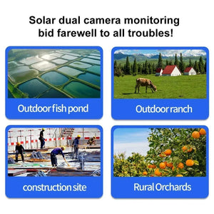 V380 Pro Solar Wifi Outdoor PTZ Dual Lens Camera Auto Tracking Hooks - stepyours.com