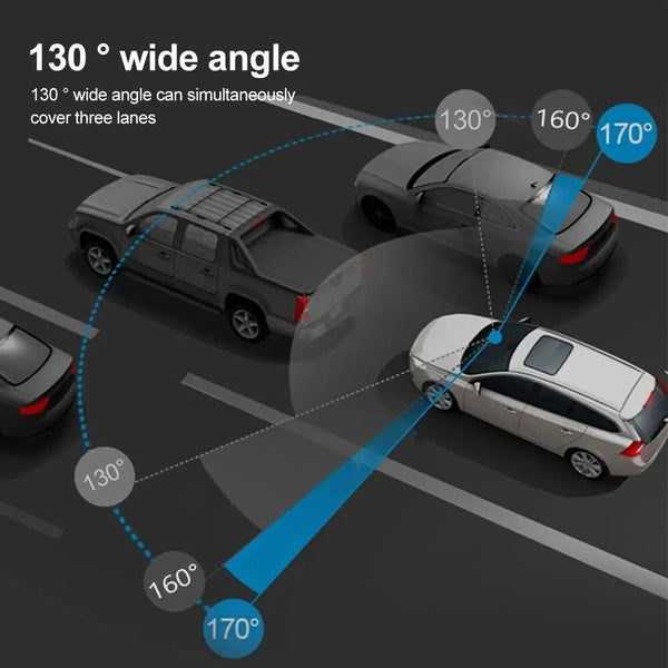 CZSKY 2K 1440P WiFi Dash Cam Car DVR Night Vision WDR Voice Control Parking Mode - stepyours.com