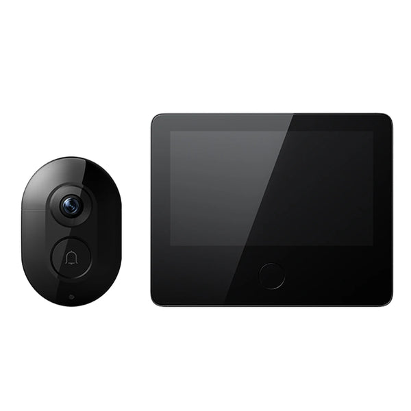Xiaomi Smart Cat eye 2 WiFi Wireless Camera Video Peephole Doorbell 3MP HD Infrared Night Vision 180 Wide Nngle For Mi Home APP by stepyours.com