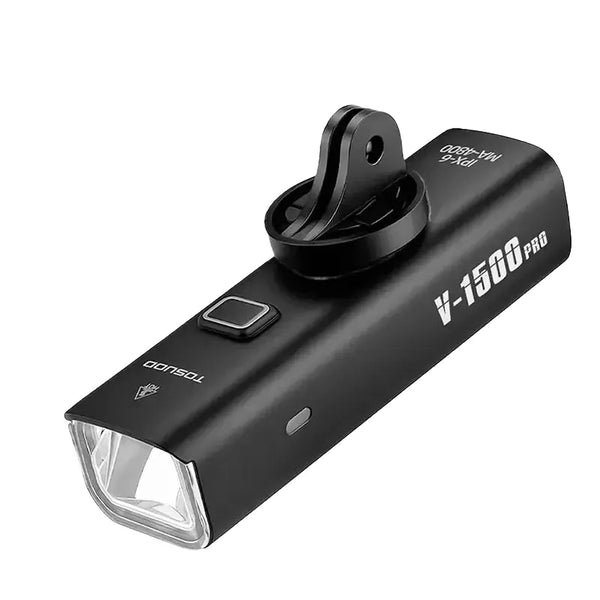TOSUOD Bicycle Front Light 1500 Lumens 4800mAh Bike Light Splash Resistant Water USB Charging Cycling Lamp Accessories