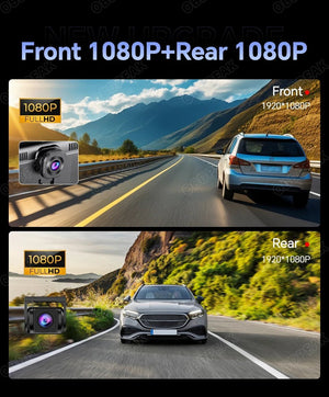 K60 Pro 11.3 Android 14 Screen GPS CarPlay Android Auto Dash Cam 1080P RearView - stepyours.com