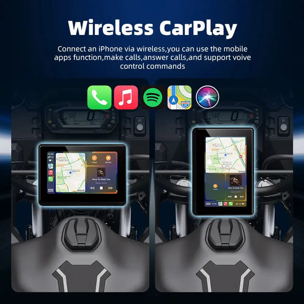 EKIY Wireless CarPlay Moto GPS for Custom Setups — product view 3