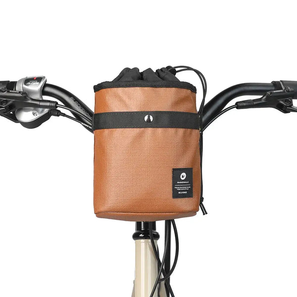 Rhinowalk Morandi Color Bike Front Bag 2.5L Water Bottle Bag High Capacity Bike Handlebar Bag Portable Cycling Shoulder Pack