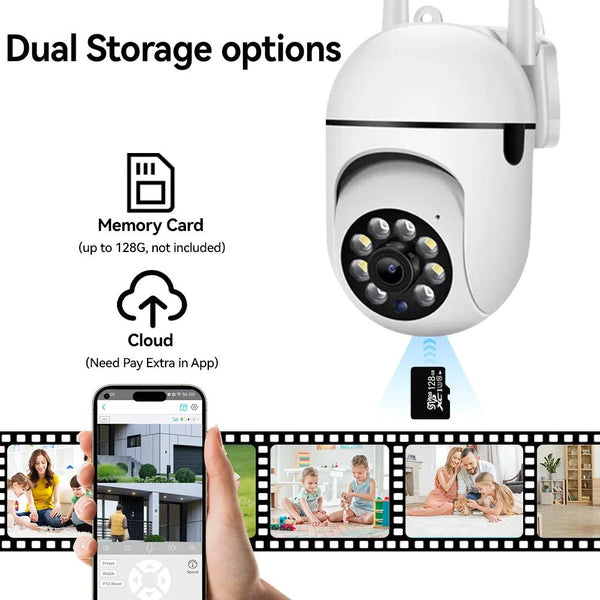 OKam Pro Indoor 8MP WiFi IP Camera - Smart Tracking And 355 Degree Pan - stepyours.com