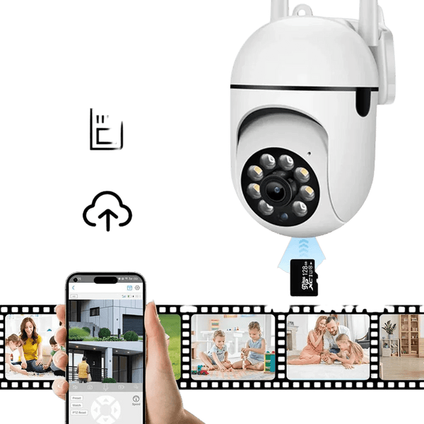 OKam Pro Indoor 8MP WiFi IP Camera - Smart Tracking And 355 Degree Pan - stepyours.com