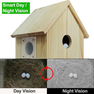 Smart Tuya Bird House 4MP HD WiFi Camera Real Time Bird Watching Nest Add Hooks - stepyours.com