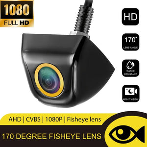 Universal AHD CVBS Fisheye Car Rearview Camera 170 Night Vision Waterproof - stepyours.com