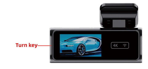 Acceo Dash Cam 4K Front And 1080P Rear Dual Lens With GPS WiFi Night Vision - stepyours.com
