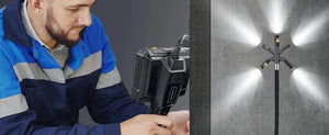 Lafoch S10 360 Degree Rotating Dual Lens Endoscope - 3.9mm Probe, 5 Inch IPS - stepyours.com