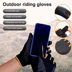 Touchscreen Cycling Gloves for Outdoors — product view 2
