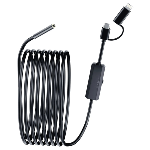 5.5 To 8mm Endoscope For Android And iPhone Real Time Boroscope Tight Spaces - stepyours.com