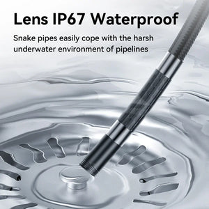Two - Way 360 Rotating Borescope - 1080P Camera With Light 6mm Probe Hooks - stepyours.com
