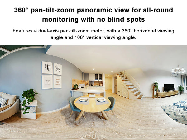 Xiaomi Smart Camera - 360 Degree Indoor Security With 2K Clarity by stepyours.com