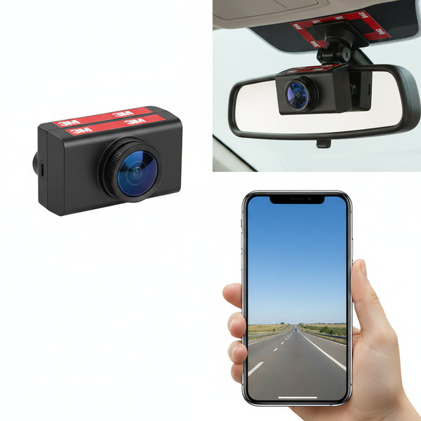 WiFi Car Dash Cam 1080P 60fps Parking Monitor 24 Hour App Control - stepyours.com