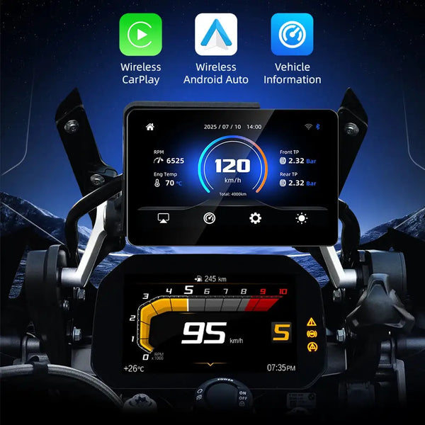 Motorcycle Wireless CarPlay Navigation — product view 2