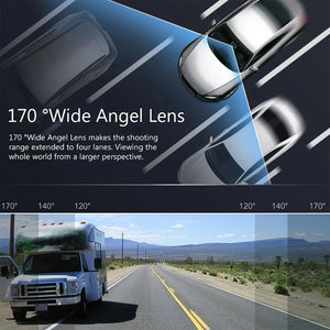 4 Channel Dash Cam With Front And Rear Night Vision Quad Vehicle DVR - stepyours.com
