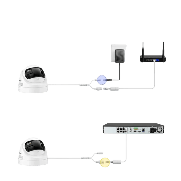 ANNKE 4K 8MP Dual - Lens Outdoor PoE Camera - 180 - Degree Wide View - stepyours.com