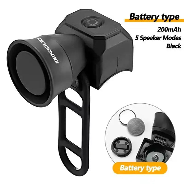 Electric Bike Horn - Waterproof USB Charging Bell — product view 7