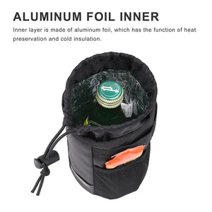 Rhinowalk Bike Bottle Holder Cycling Water Bottle Carrier Pouch Insulated Kettle MTB Road Bicycle Handlebar Bag Accessories