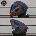 Modular Flip Up Motorcycle Helmet — product view 6