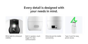 Imou Ranger 2C Pro 3MP WiFi Camera With AI Detection 360 Coverage Two Way Talk - stepyours.com